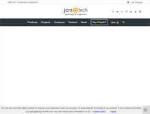 Tablet Screenshot of jcm-tech.com